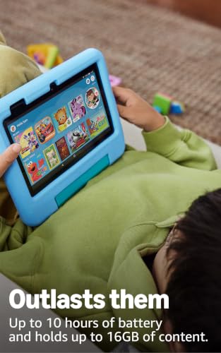 Thumbnail 6 de Amazon Fire 7 Kids Tablet (Ages 3-7) with 16 GB, Blue
