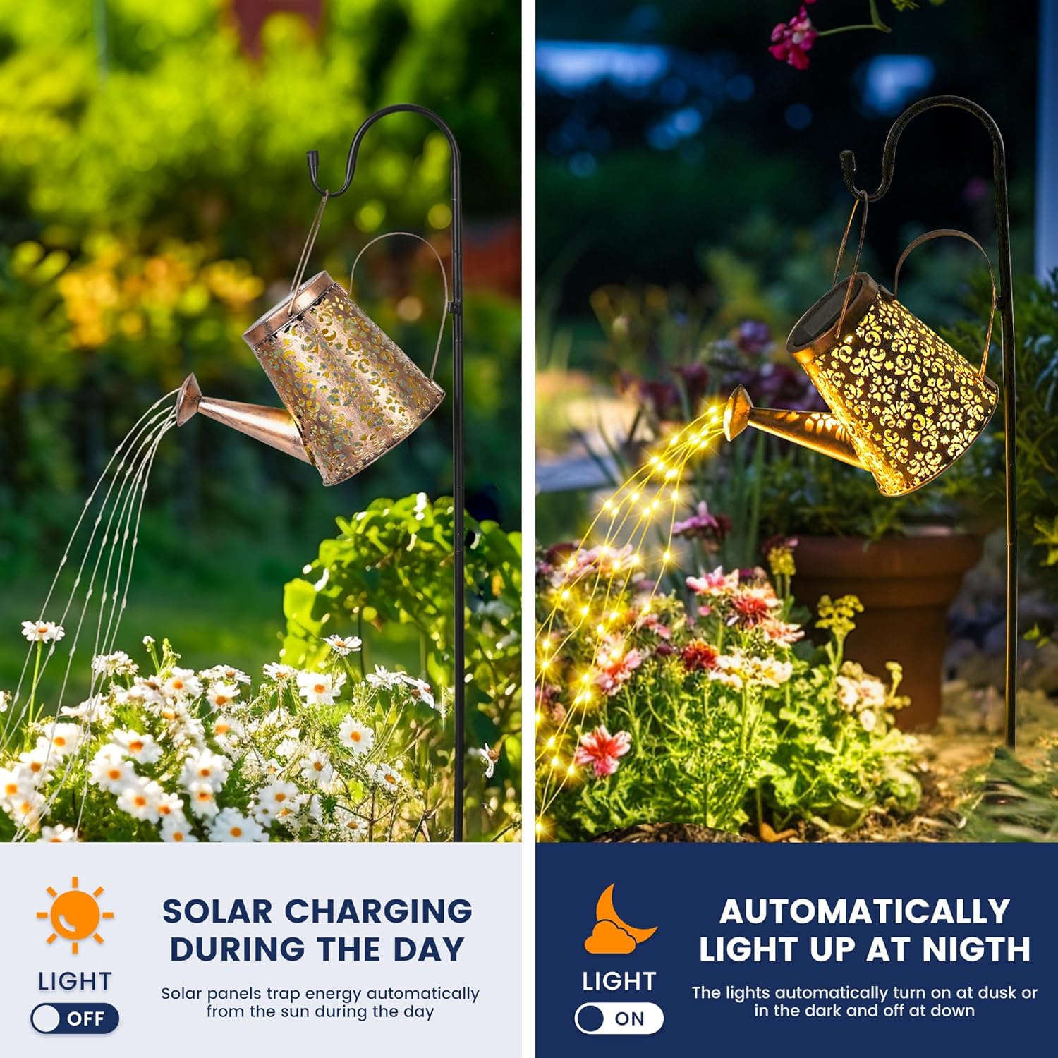 Thumbnail 2 de GIGALUMI Solar Watering Can Lights for Outdoor Garden