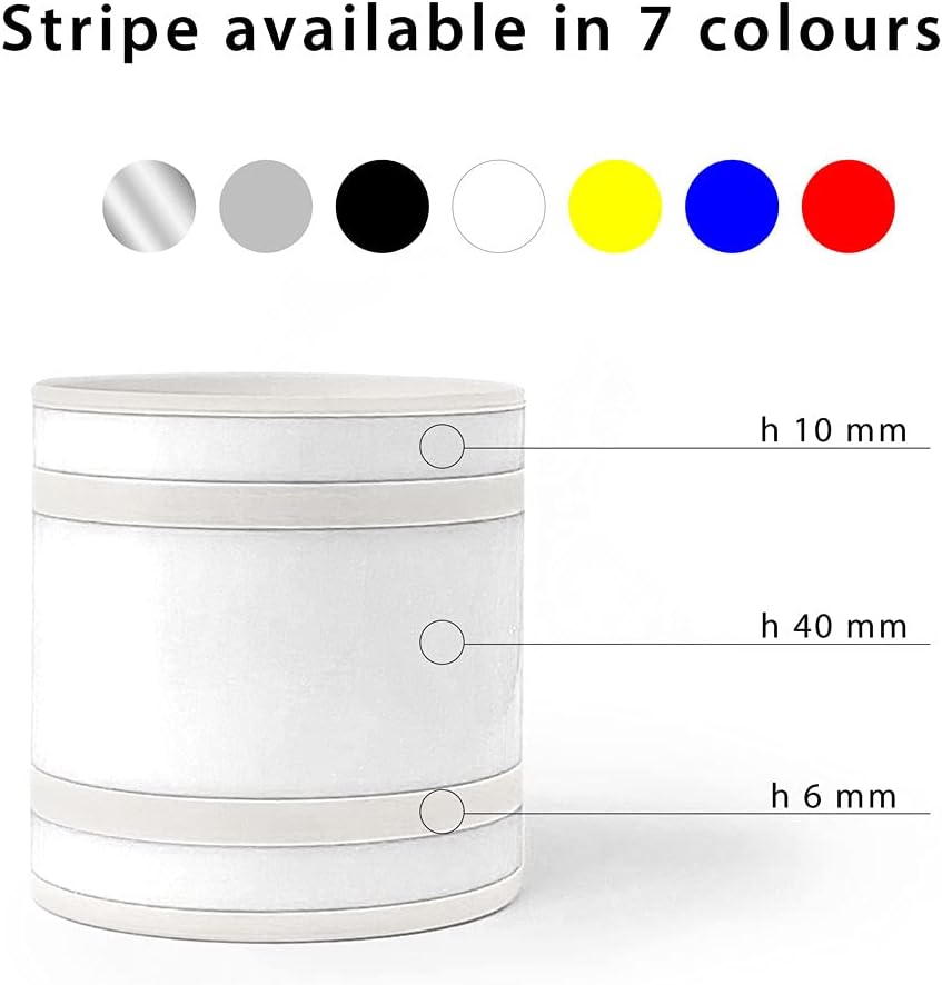 Thumbnail 2 de Bandes adhésives Triples de Course pour Motos – Blanc, 80 mm x 2 m – 4R Quattroerre.it
