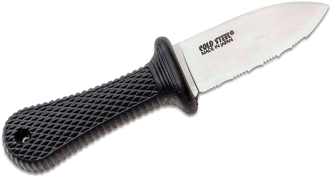 Detalle 2 de Cold Steel serrated knife with Kraton handle