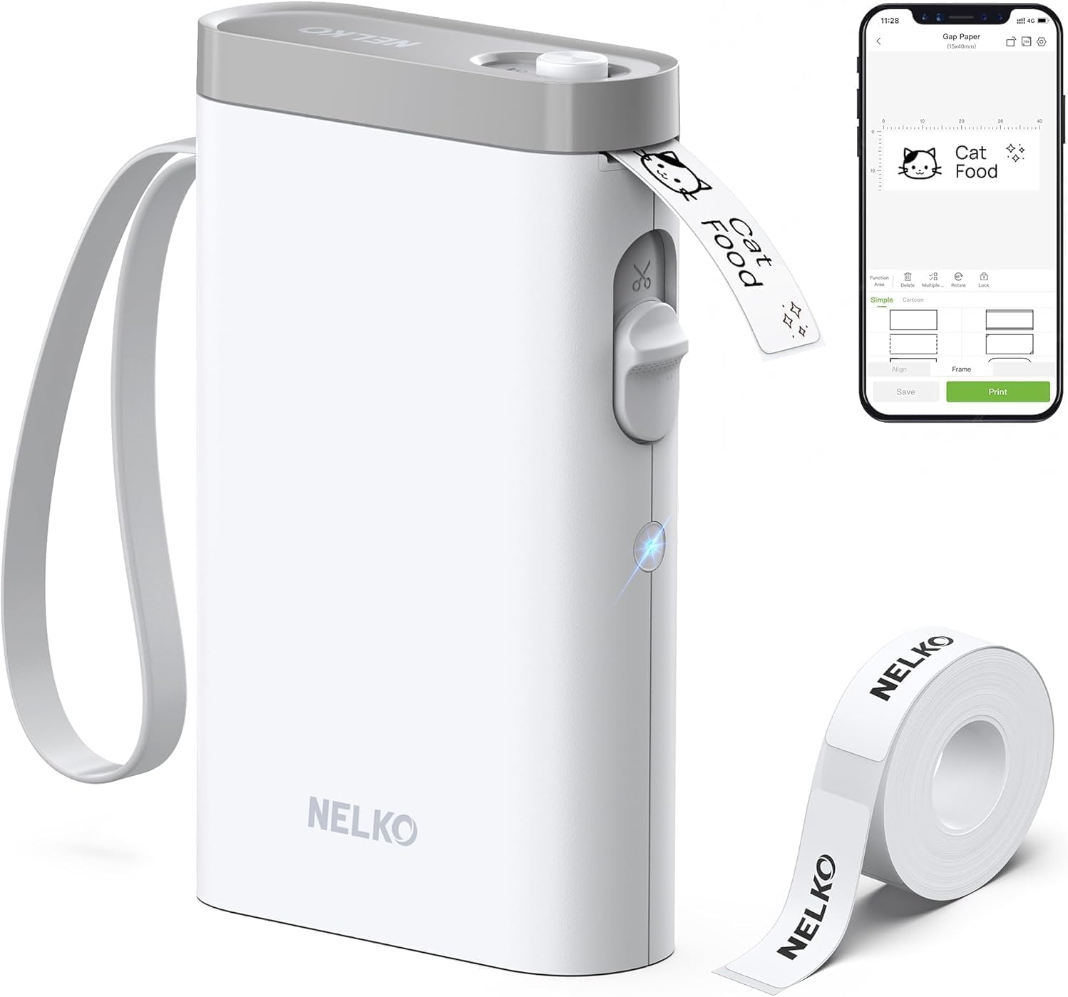 Nelko P21 Label Maker Machine ⚙