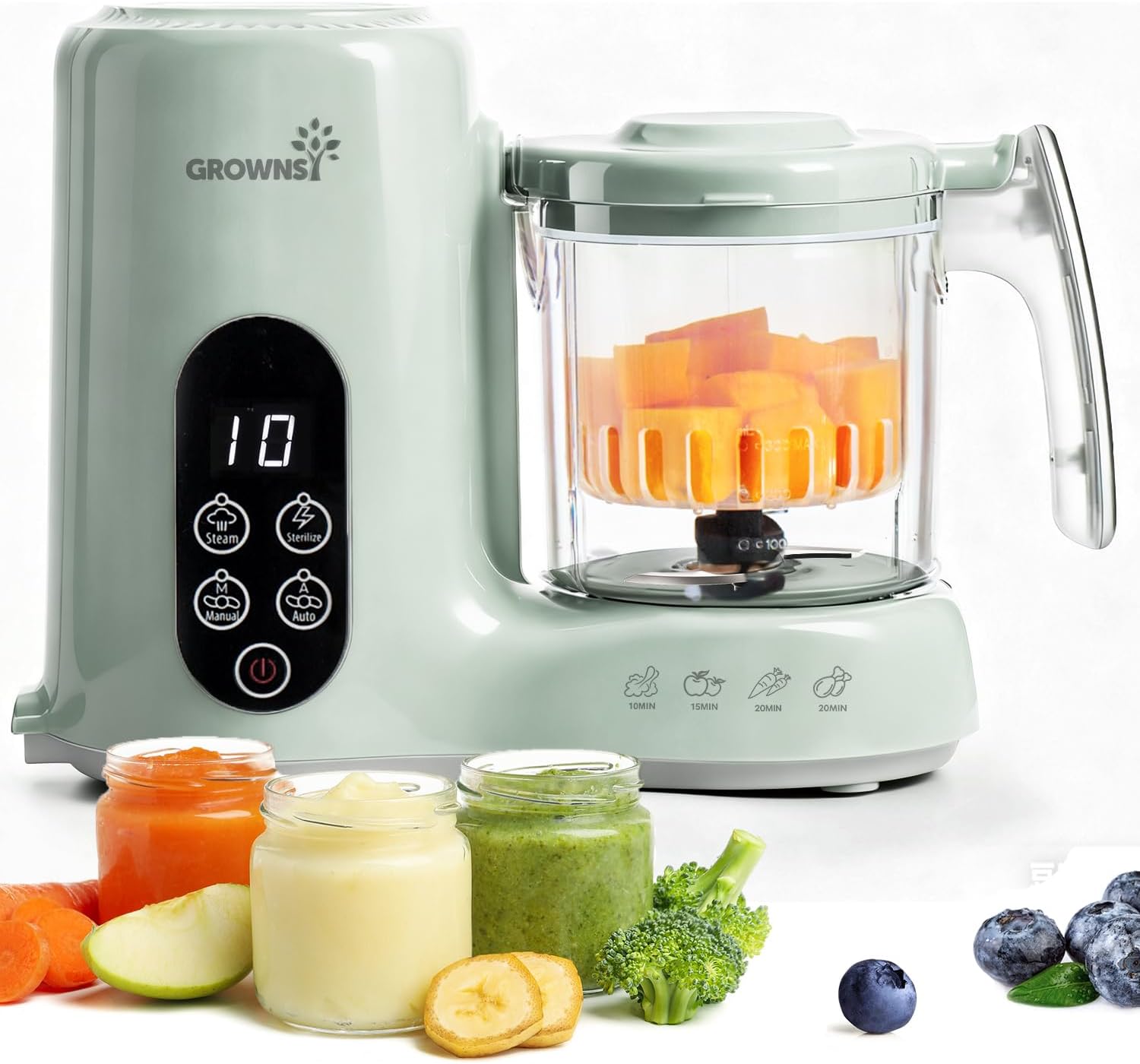 Grownsy Baby Food Maker 4.13 in