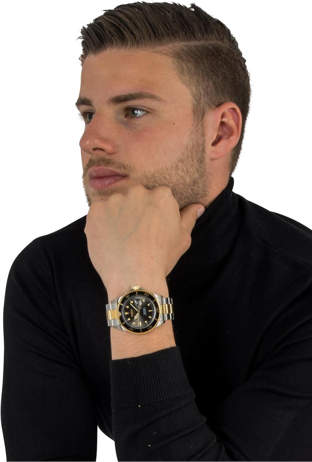 Thumbnail 4 de Invicta Pro Diver 22057 pour homme : montre acier inox 43 mm à quartz, cadran noir