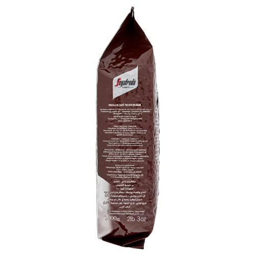Detalle de Segafredo Zanetti Espresso Casa, café en grano de 1 kg, tueste medio