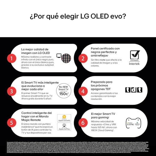 Detalle de LG OLED77G54LW TV 4K OLED 77"