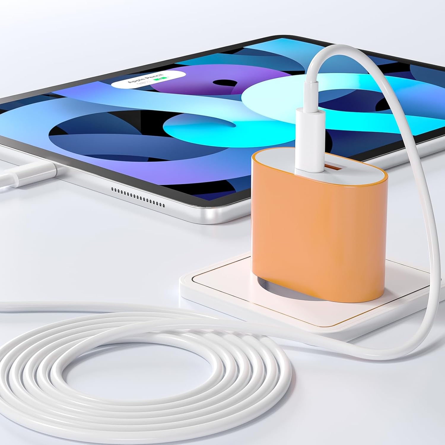 Thumbnail 3 de Caricabatterie rapido da 25W con cavo da 1,8 m – doppia porta USB-C/USB-A