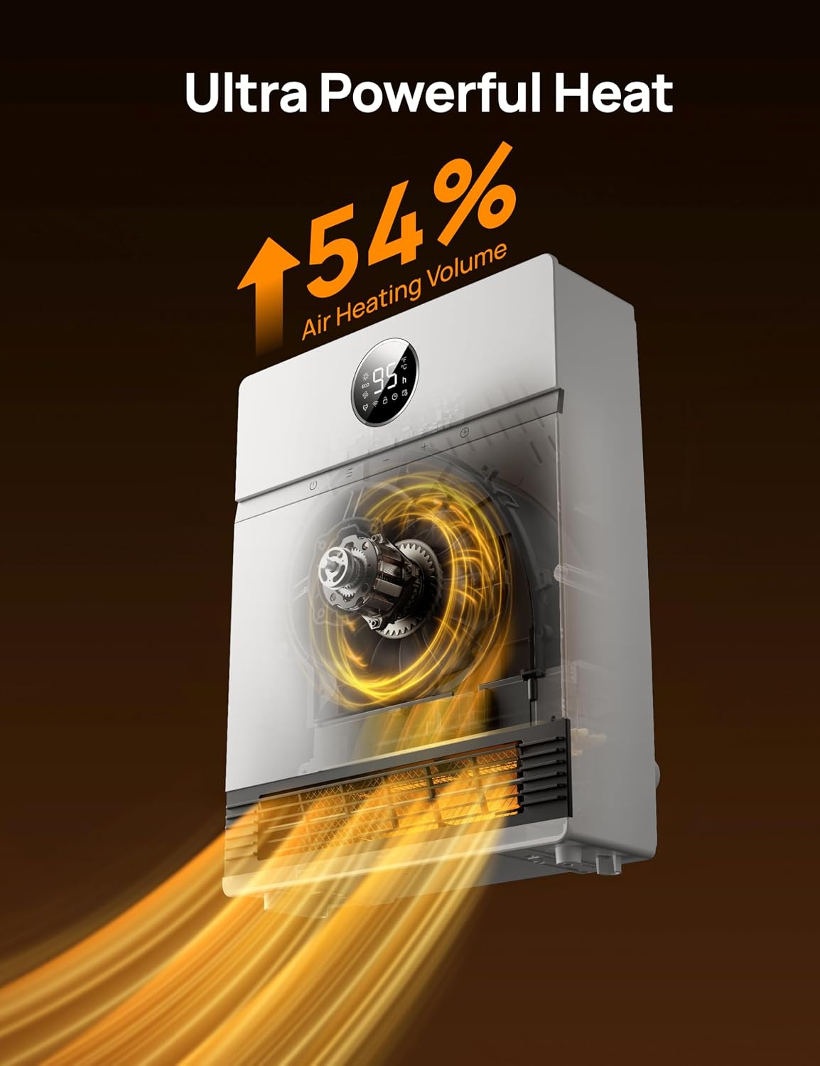 Thumbnail 2 de Dreo Smart Wall Heater 30° Oscillation
