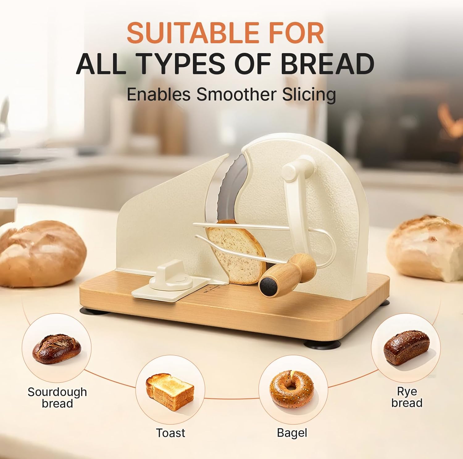 Thumbnail 4 de Upgraded Manual Bread Slicer for Sourdough