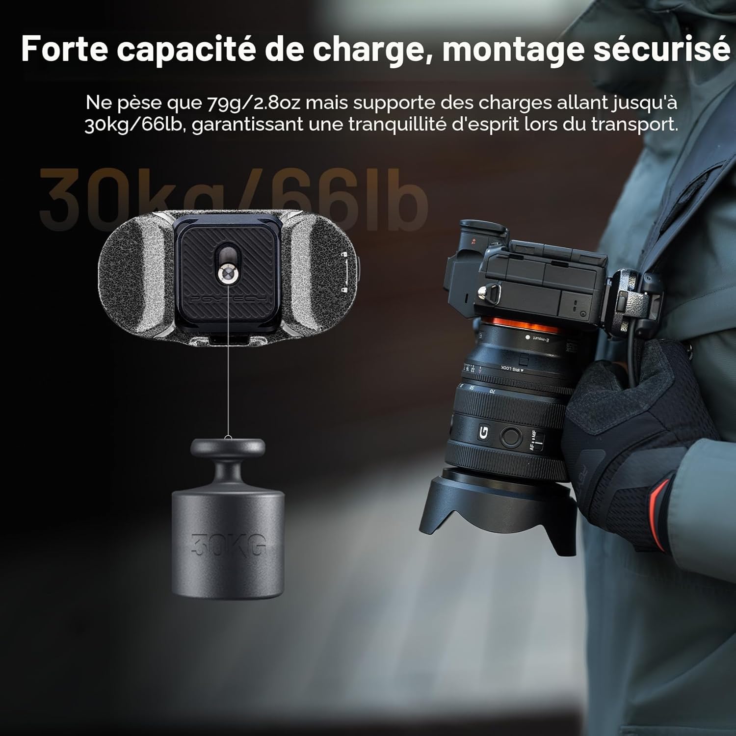 Thumbnail 3 de PGYTECH Beetle Clip V2 fixateur de sangle