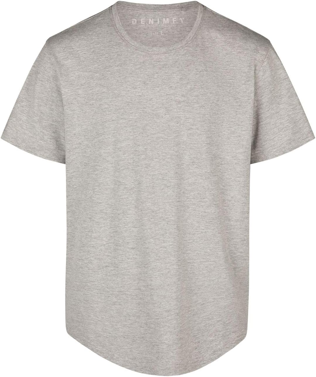 Detalle de DENIMFY Tshirt Herren lang geschnitten – 4er Pack 100% Baumwolle, Regular Fit