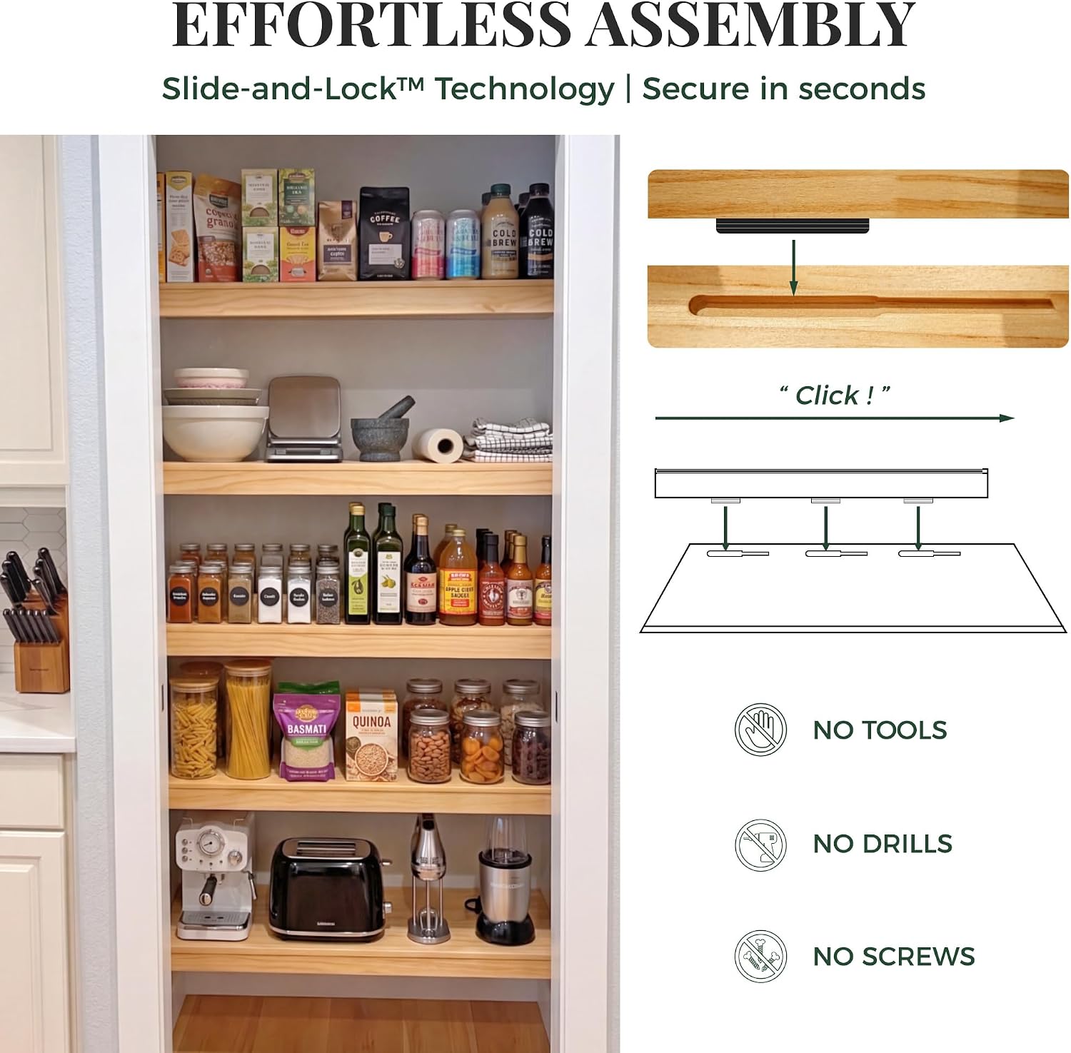 Detalle de Fobyni Solid Pine Wire Shelf Covers, 16 x 35 Inches, Set of 5