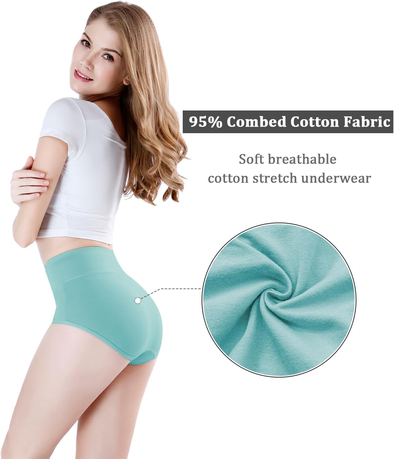 Thumbnail 3 de wirarpa Unterhosen Damen Hohe Taille 4er Pack