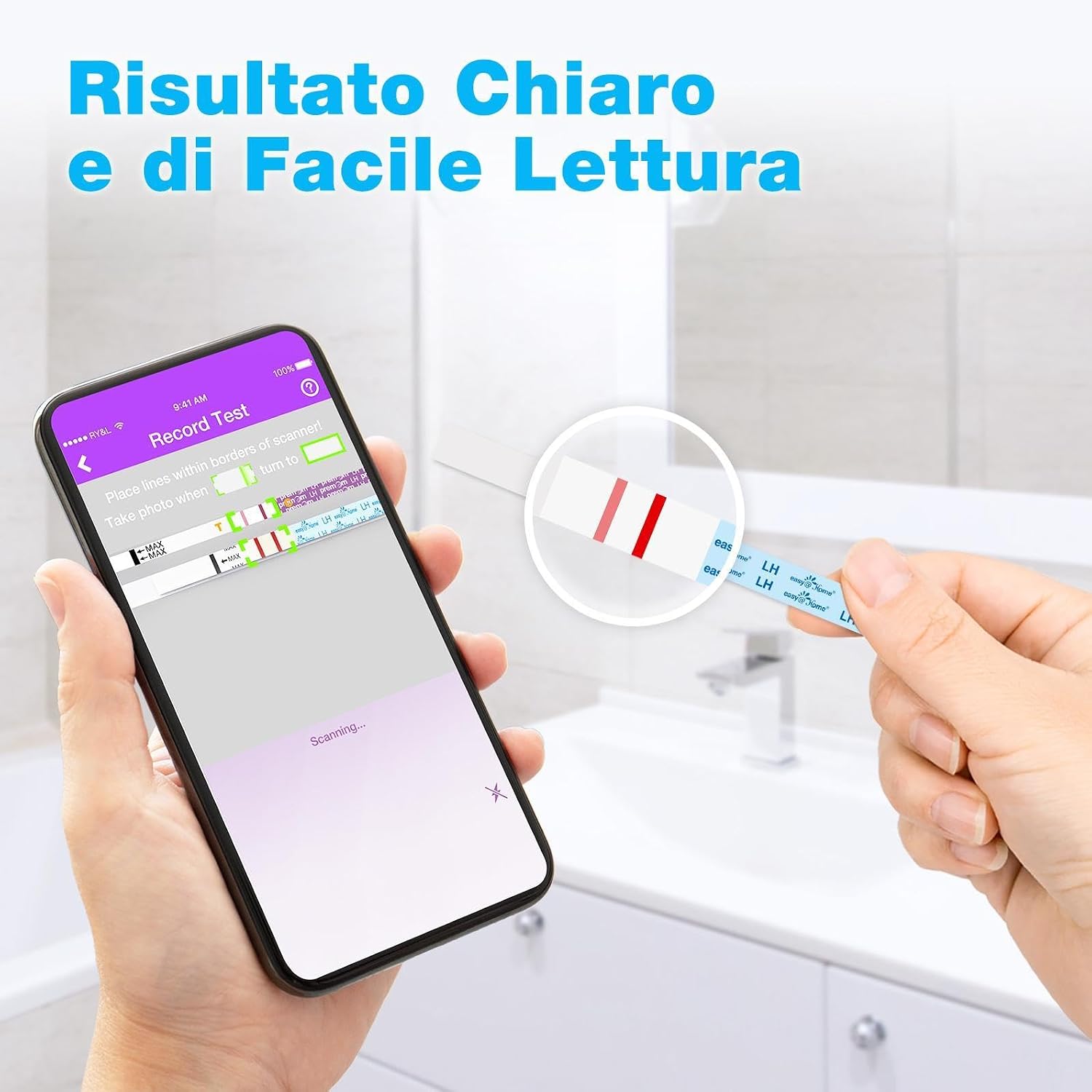 Detalle 2 de Easy@Home test ovulazione 25 mIU/ml, 100 LH