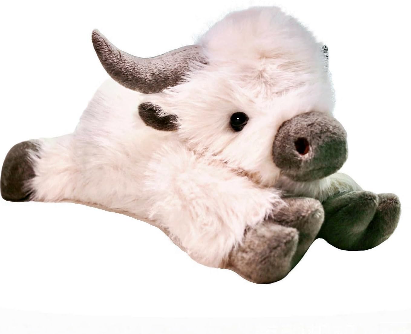 Detalle 2 de uoozii WEIGHTED-PLUSH ハイランド牛の重み付きぬいぐるみ 5ポンド・温冷対応ポーチ付き