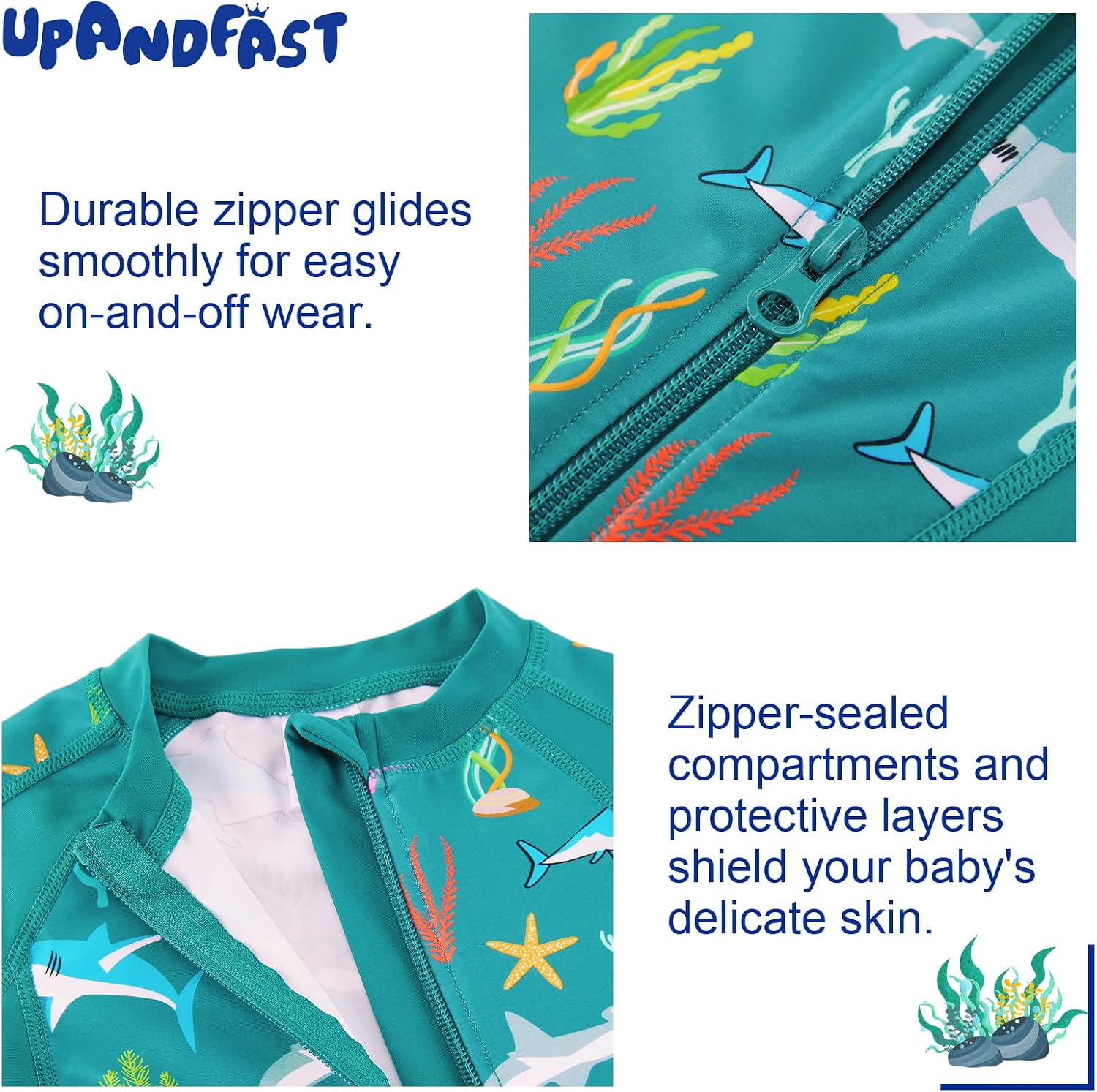 Detalle 2 de upandfast Baby Swimsuit UPF 50+