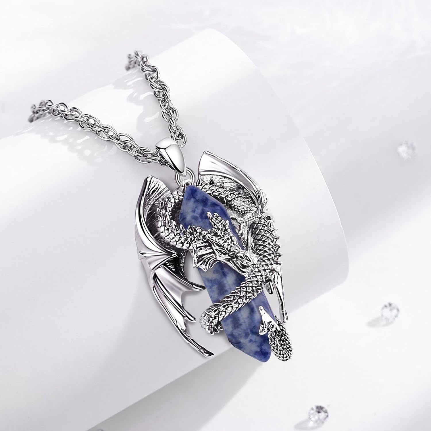 Thumbnail 2 de INFUSEU Kristall Drachen Kette 42,3 mm