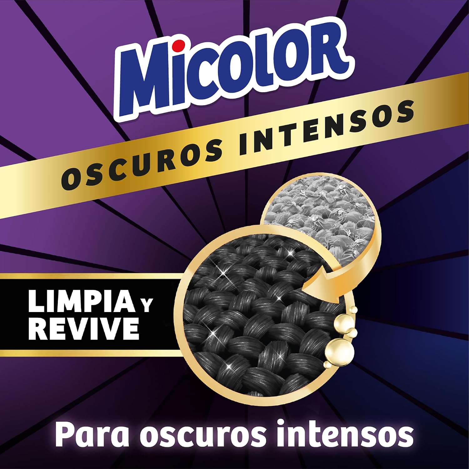 Detalle 2 de Micolor Gel Oscuros Intensos para Lavadora, 1.4L (4 Uds.)