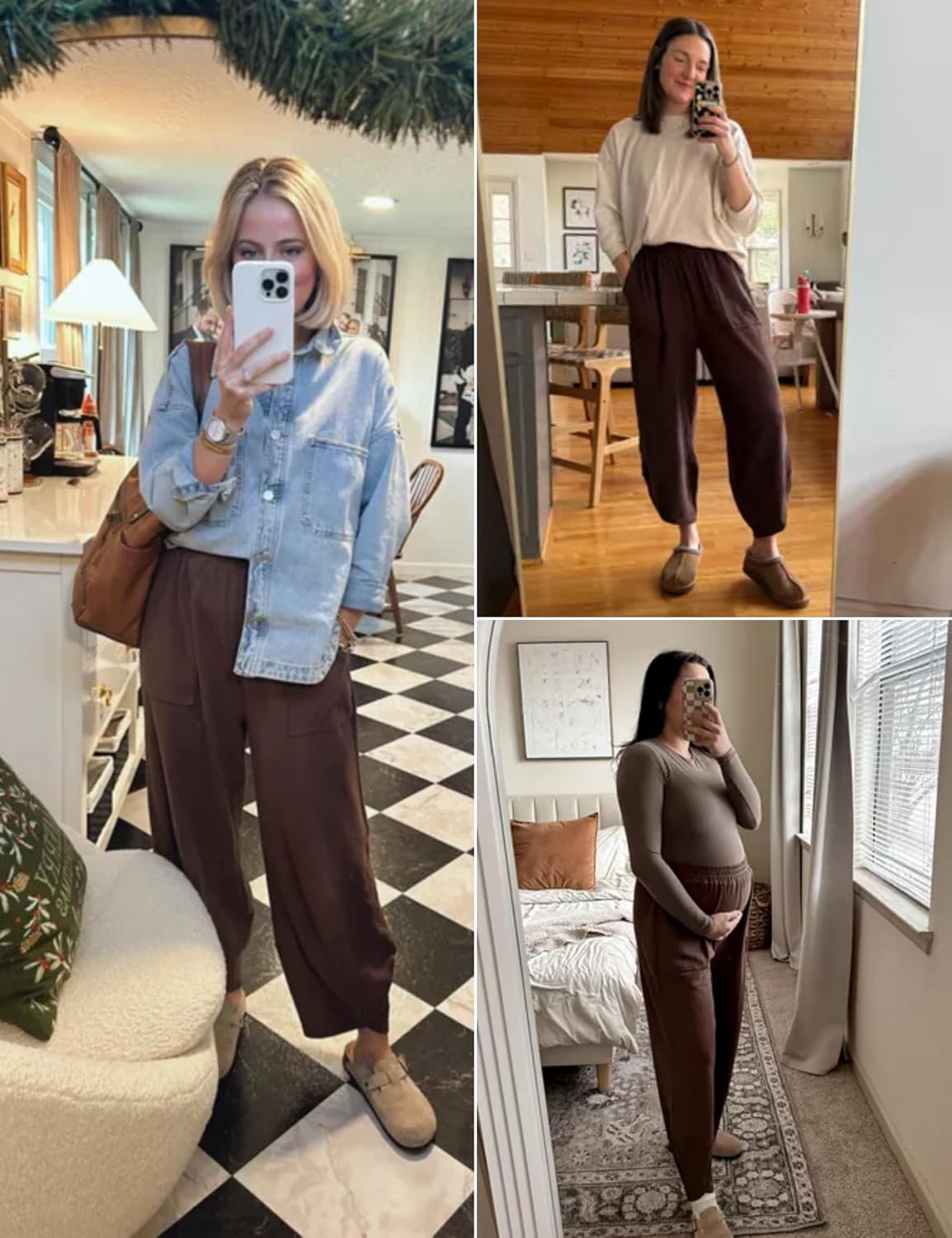 Thumbnail 5 de Xiaoxuemeng Baggy Wide Leg Pants 1 Pair