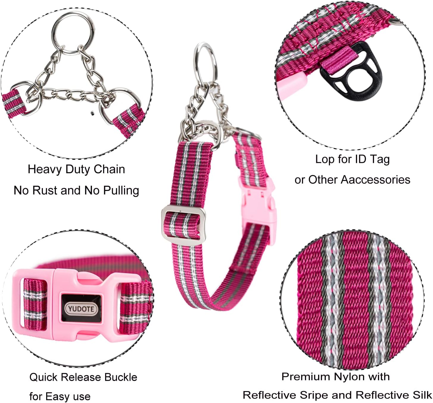 Detalle 2 de Petiry Half Chain Choke Collar Large Dogs
