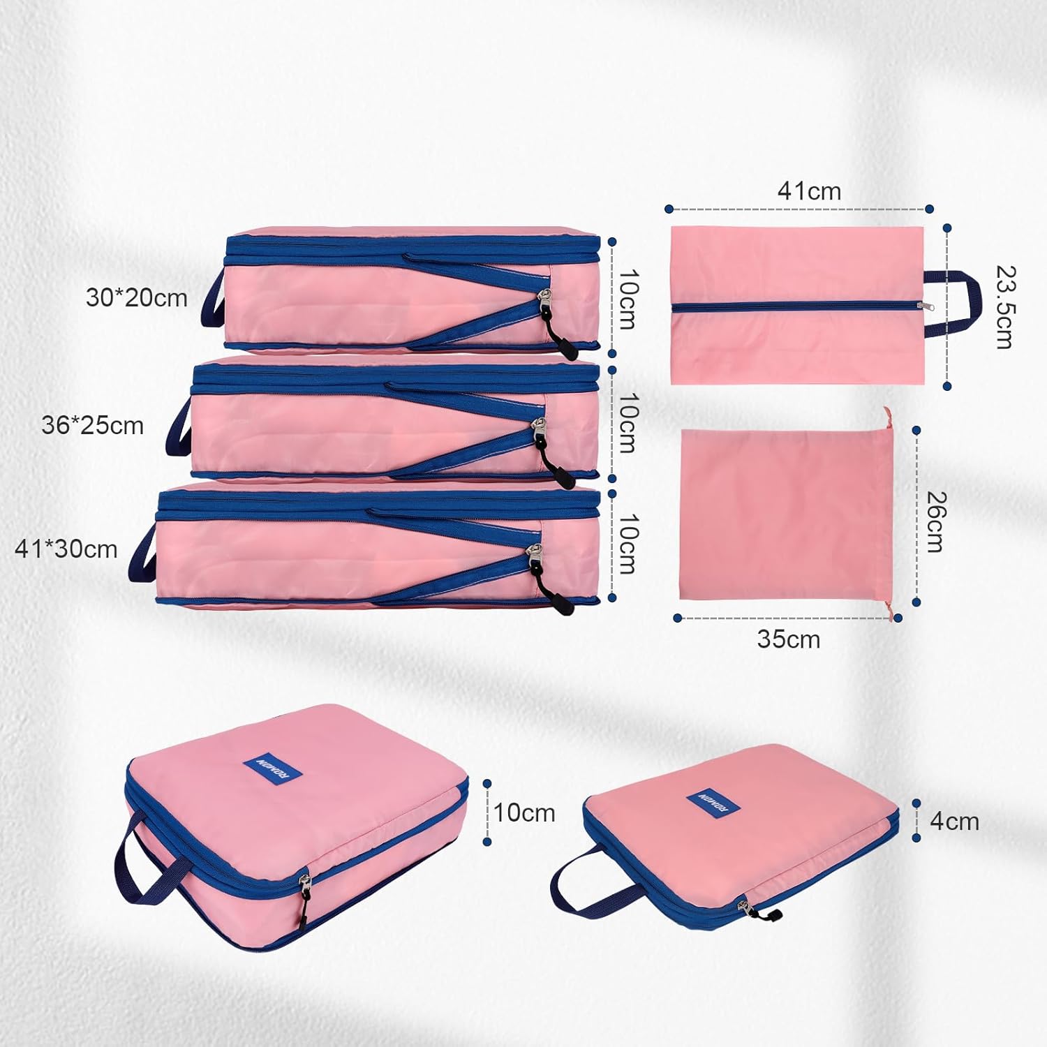 Detalle 2 de Romon Organizer Valigia Compressione 5 pezzi