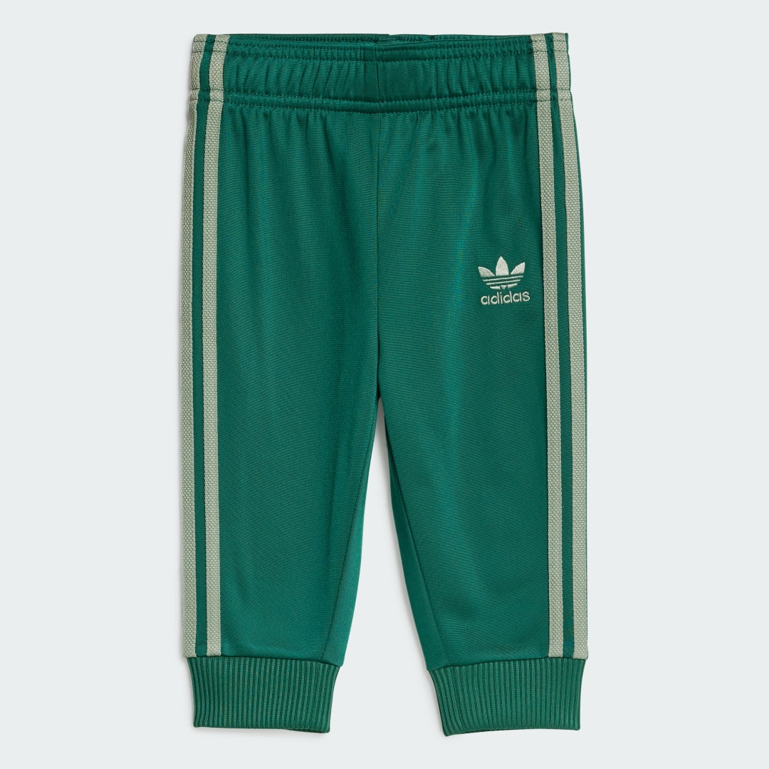 Detalle 2 de Chándal SST Adicolor (Bebé) de Adidas en verde