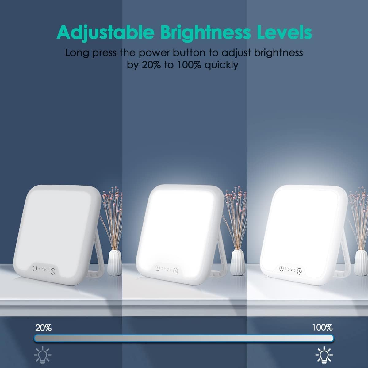 Detalle de VTHW SAD Lamp 10,000 Lux daylight lamp with timer