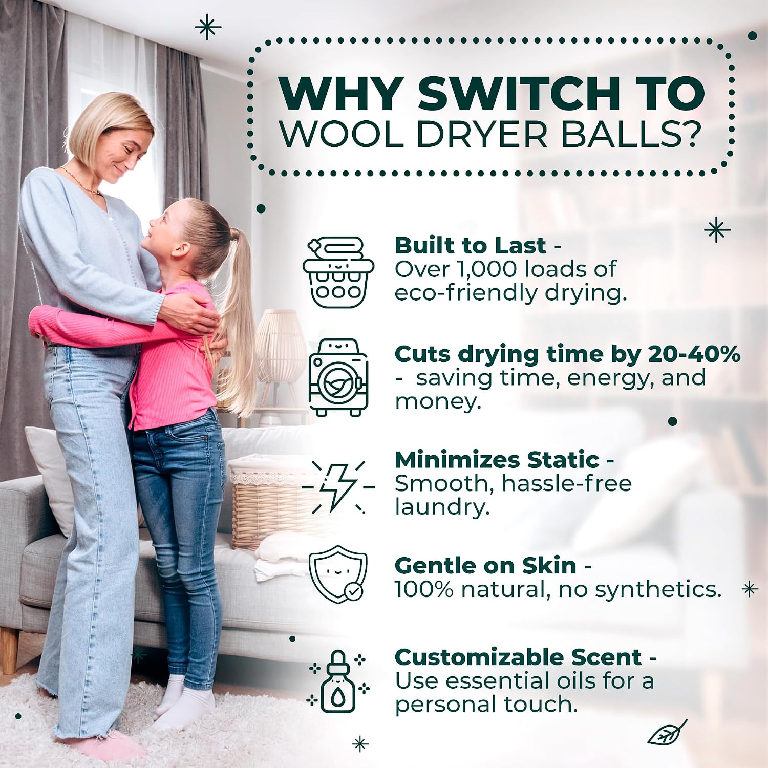 Thumbnail 5 de Wool Dryer Balls, 6-Pack