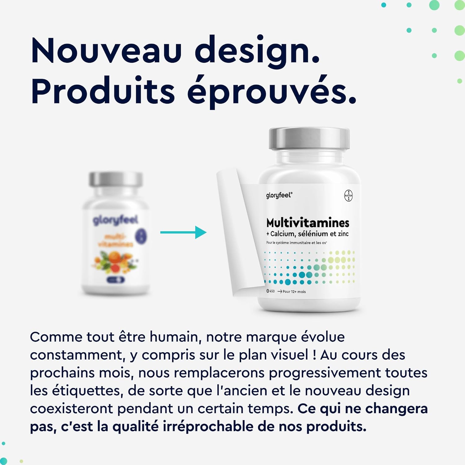 Detalle 2 de gloryfeel Multivitamines 450 comprimĂ©s đ