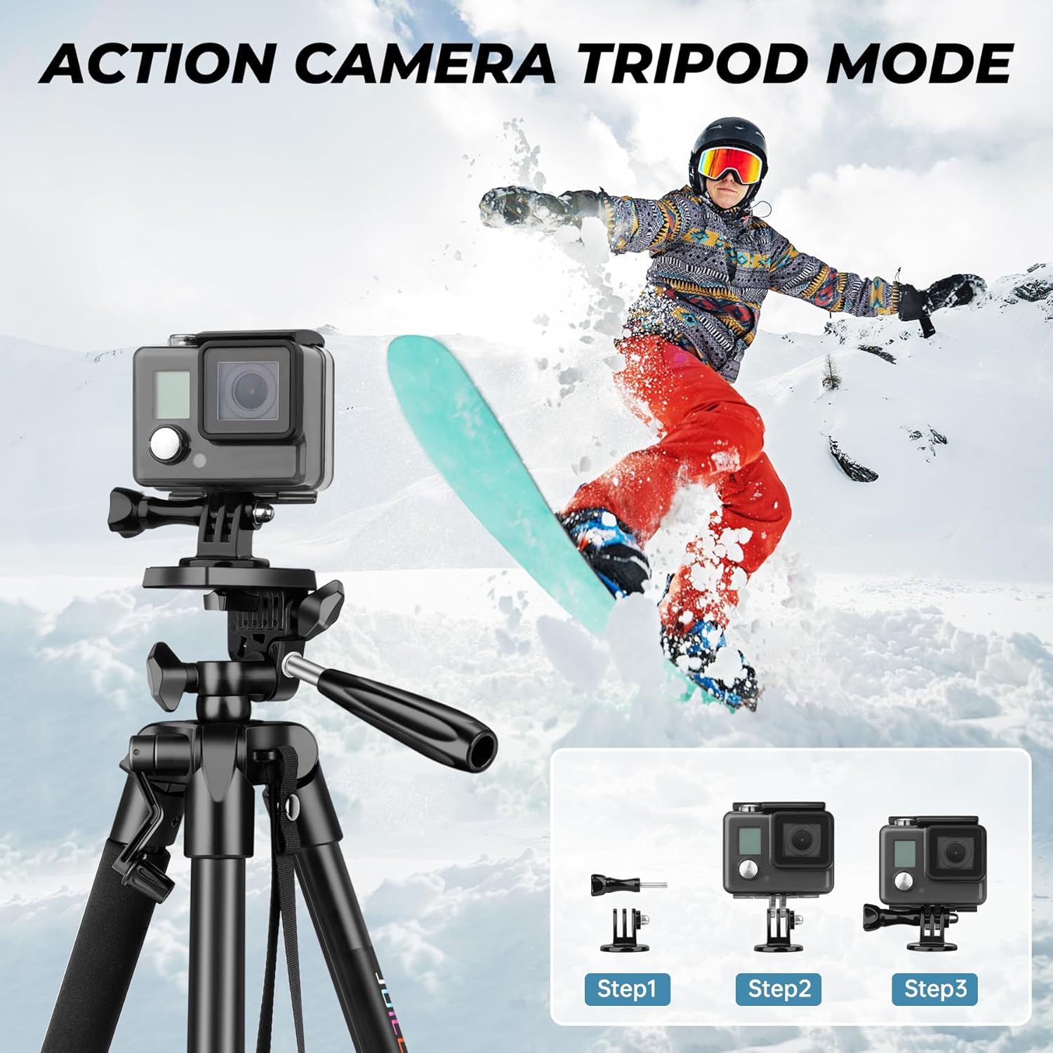 Thumbnail 6 de JOILCAN phone tripod, 67.7 inch overhead