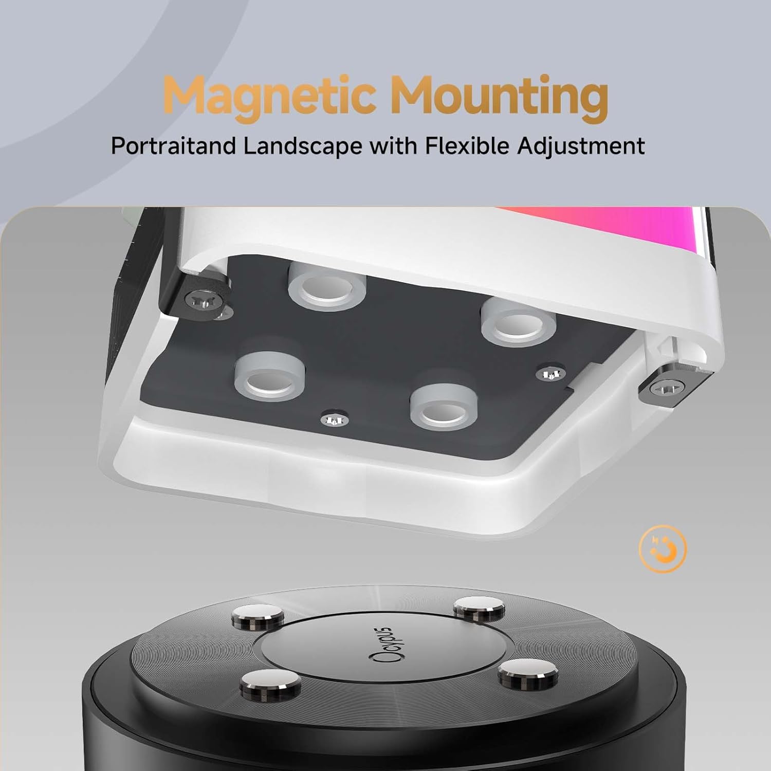 Thumbnail 5 de Ocypus Sigma PRO L24 WH AIO-Wasserkühlung (240 mm) mit 3,5-Zoll IPS-Display und magnetischer Pump-Head-Optik