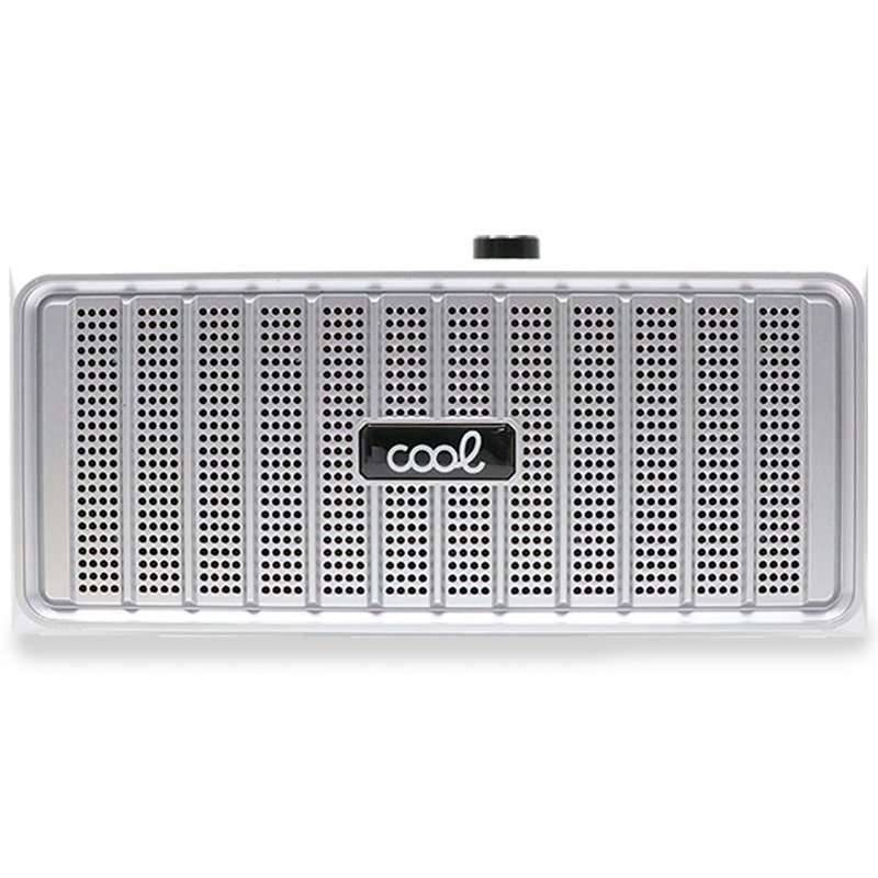 Thumbnail 2 de Cool Retro Altavoz Bluetooth 20W — Madera Negro Frontal Plata