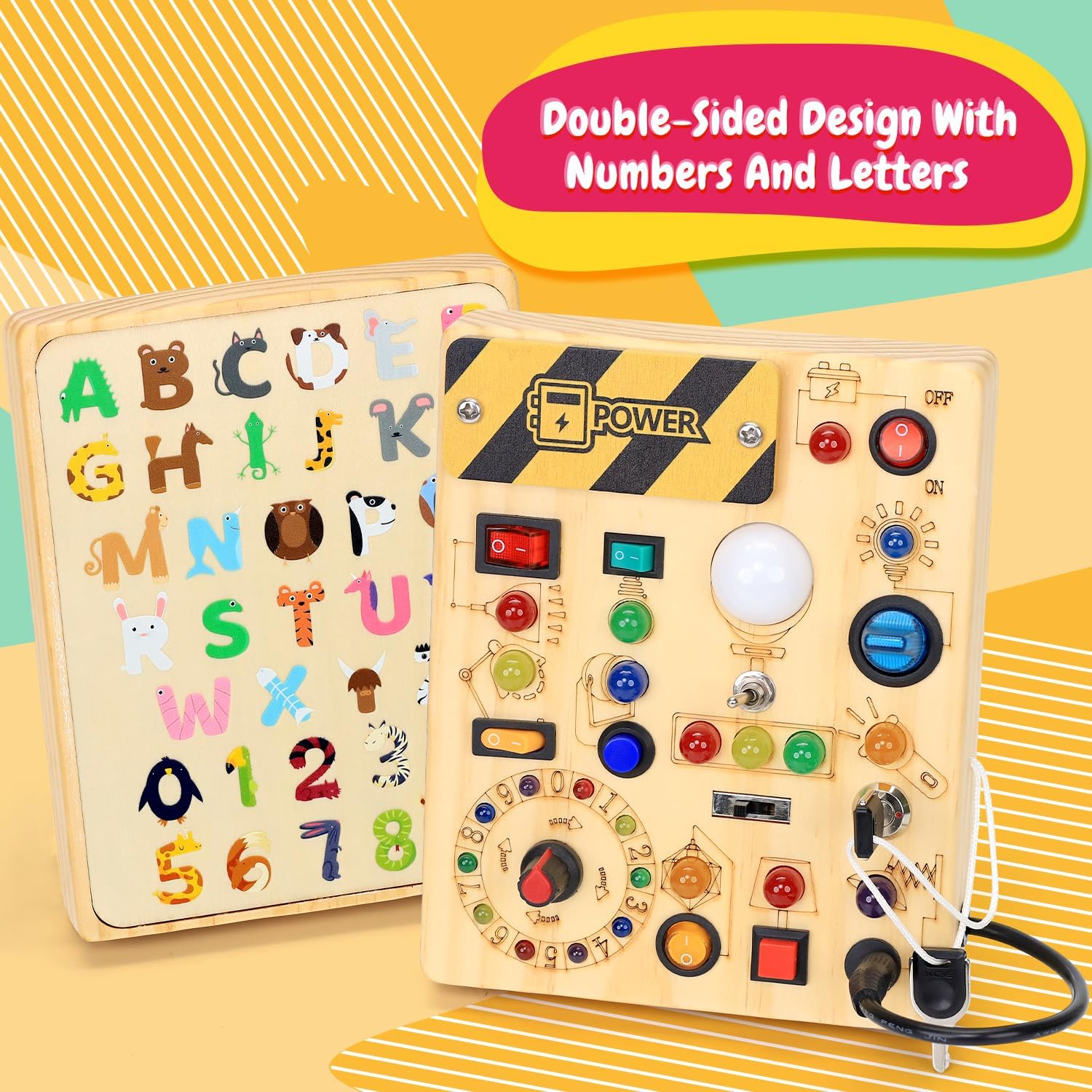 Thumbnail 2 de HarVow Busy Board 6.7in LED 🧩