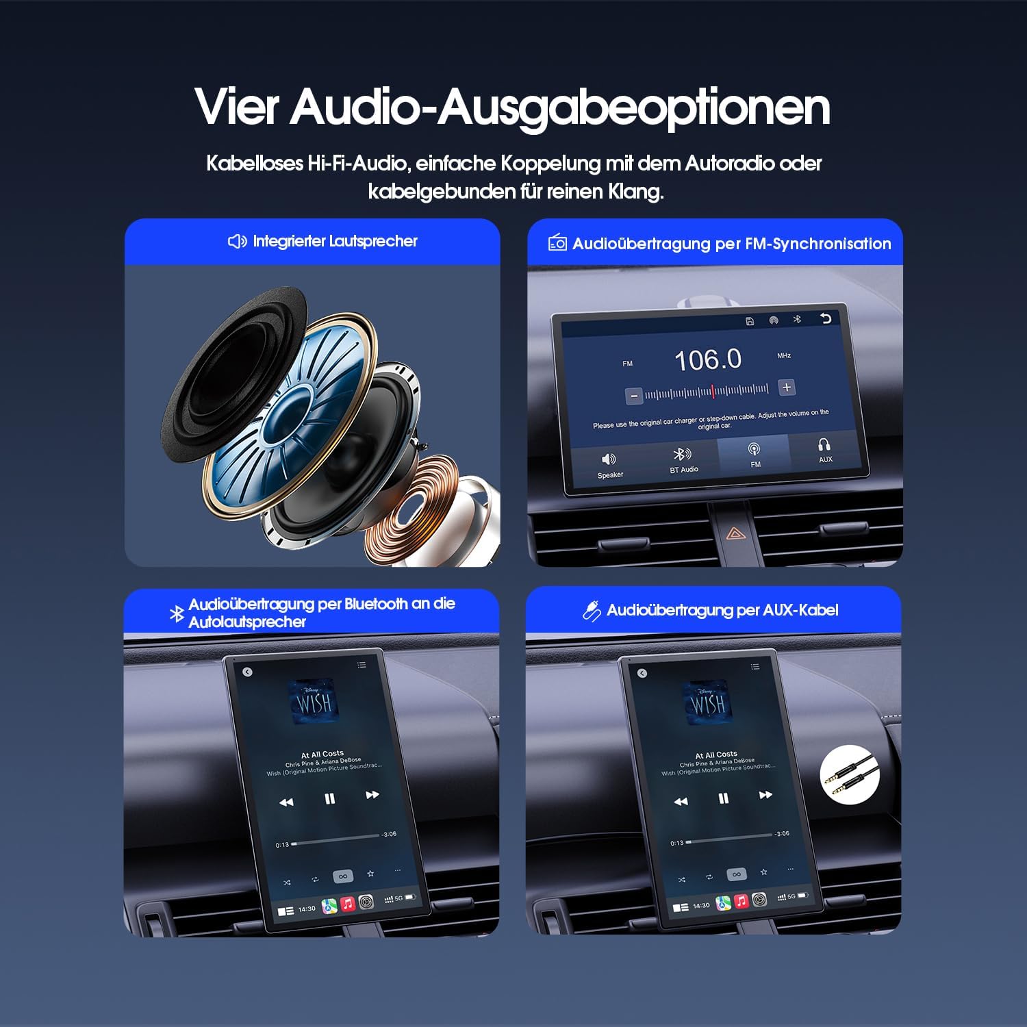 Thumbnail 6 de Avylet 9 Zoll Wireless Carplay Display