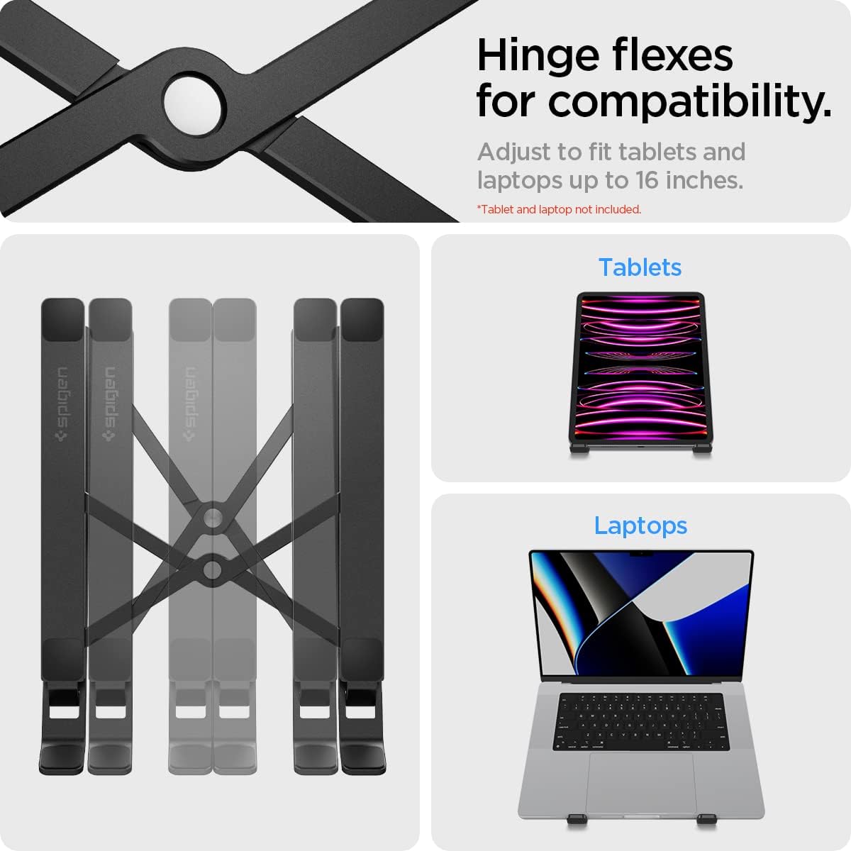 Thumbnail 6 de Spigen Supporto universale per laptop regolabile 6 livelli