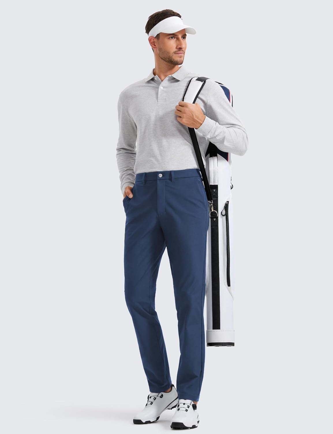 Detalle de CRZ YOGA pantaloni da golf da uomo comodi e leggeri con asciugatura rapida (76/81/86 cm)