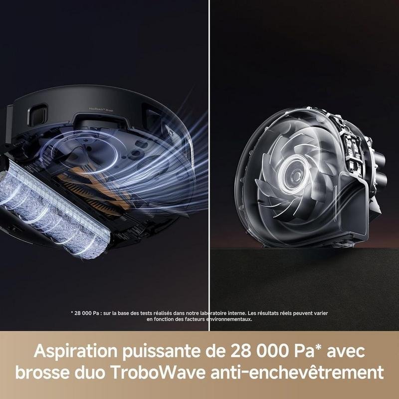 Detalle 2 de MOV A TECH Z60 Ultra Roller Complete: robot aspirador, fregasuelos y autovaciado con navegación láser
