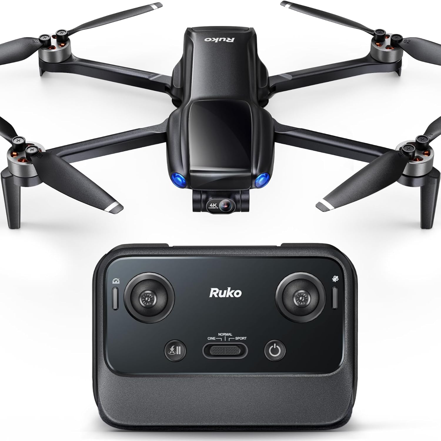 Detalle de Ruko U11MINI 4K drone with camera (3-axis gimbal, EIS, 4K/30fps video)