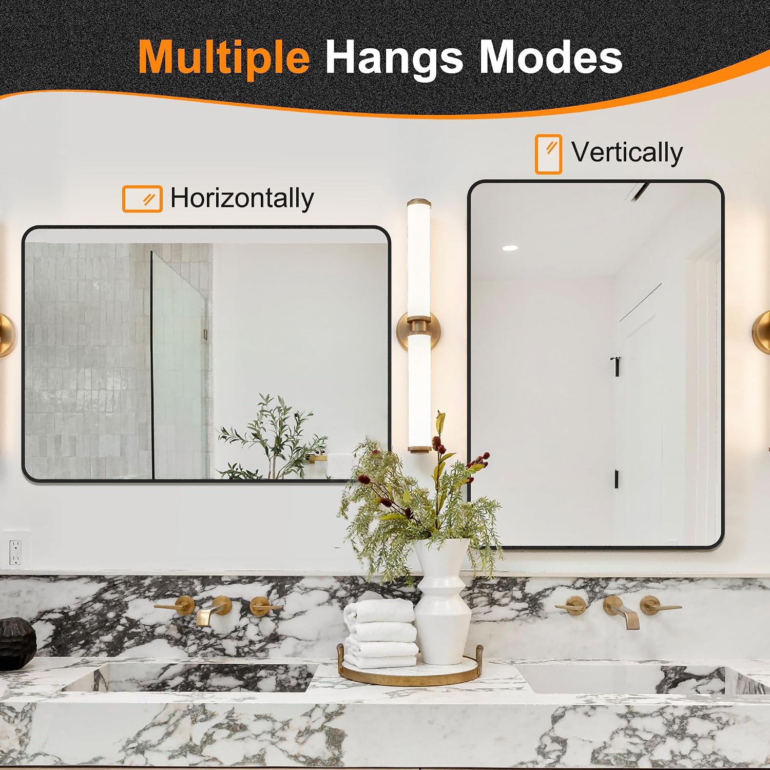 Thumbnail 6 de Delma Bathroom Vanity Mirror 36x24
