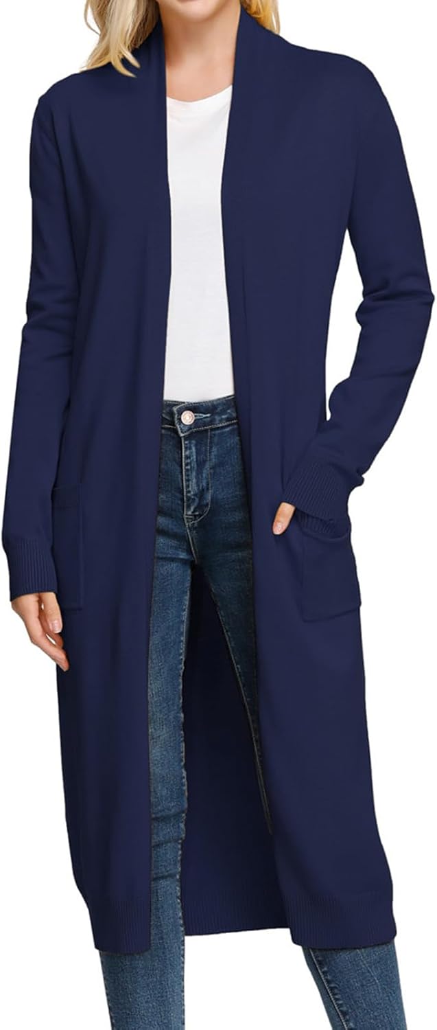 Detalle de GRACE KARIN Essential Maxi Cardigan