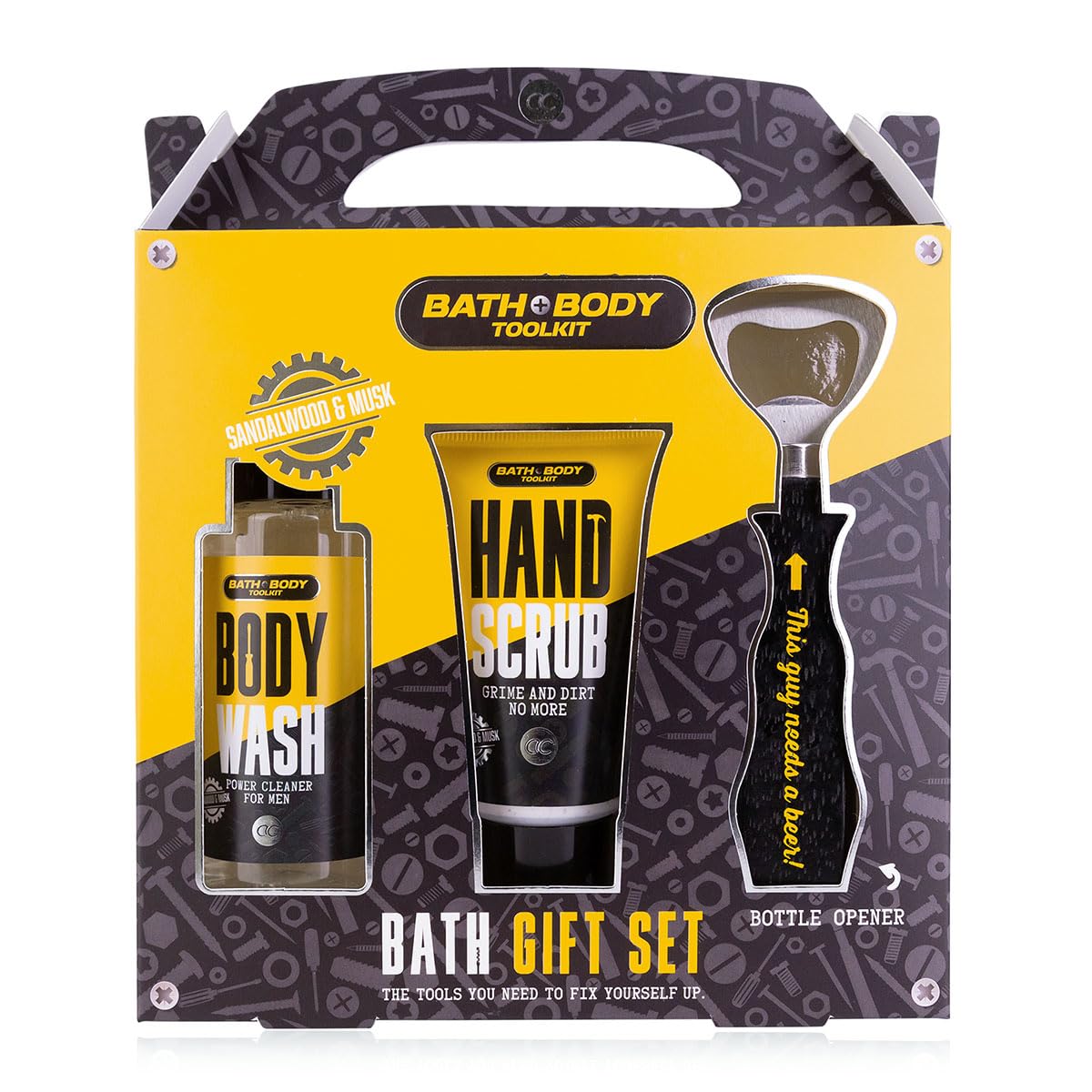Thumbnail 3 de Accentra BATH + BODY TOOLKIT Geschenkset für Männer: Duschgel, Handpeeling & Netzschwamm im wasserdichten Beutel