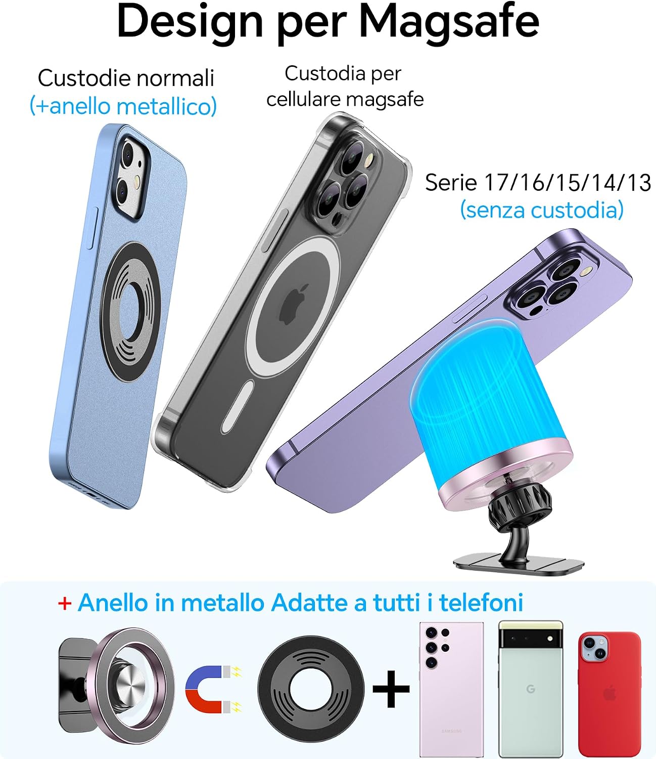 Thumbnail 6 de Coolpow Porta Cellulare Auto con Magsafe 20