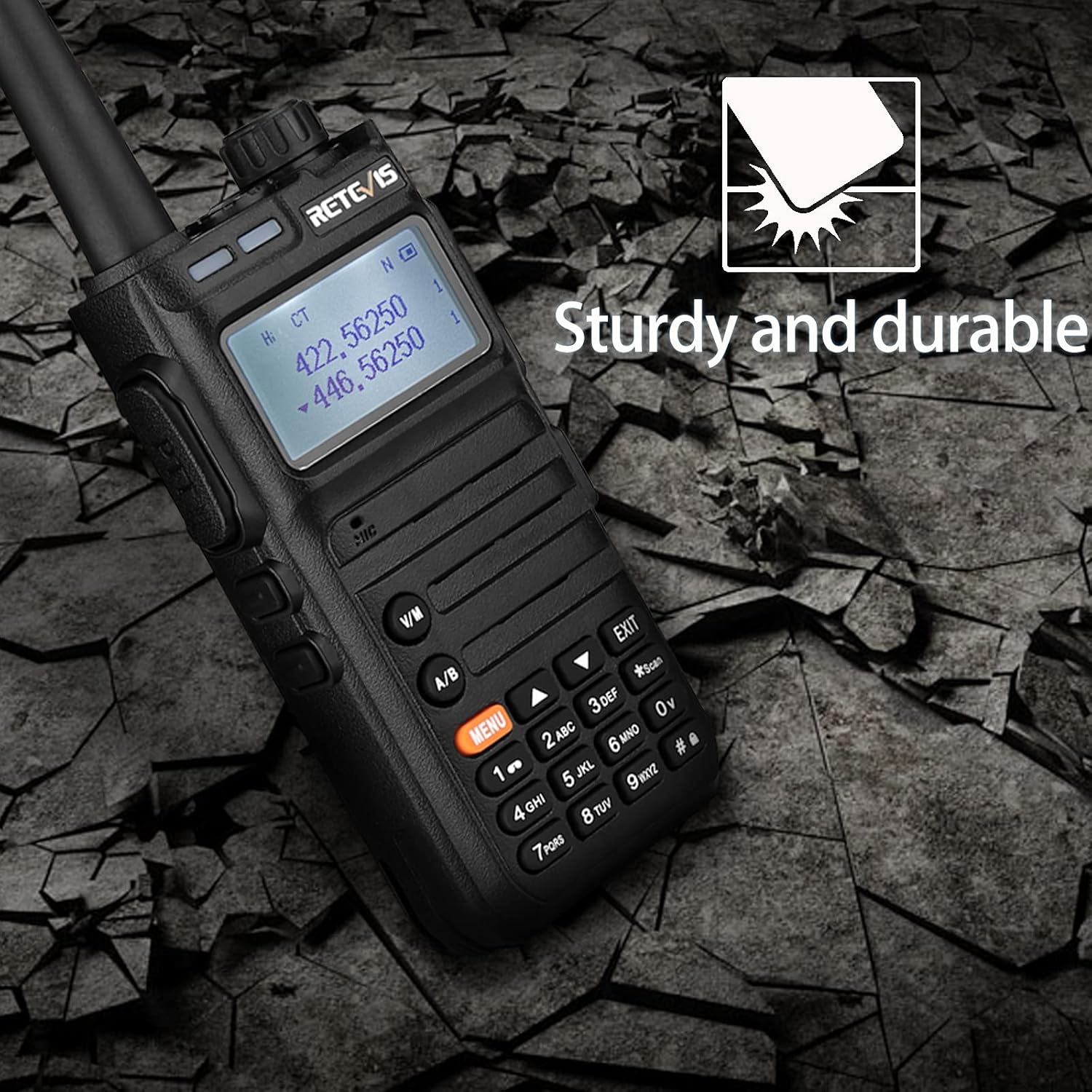 Thumbnail 6 de Retevis RA685 Talkie Walkie Double Bande — longue portée, 5W et batterie 1800 mAh pour débutants