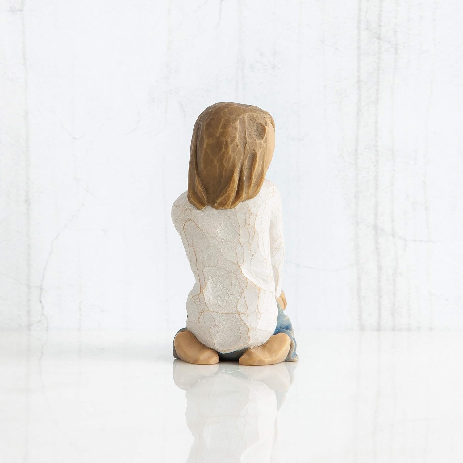 Thumbnail 2 de Willow Tree Figurina Bambino Felice – Resina di Susan Lordi, 7,5 cm