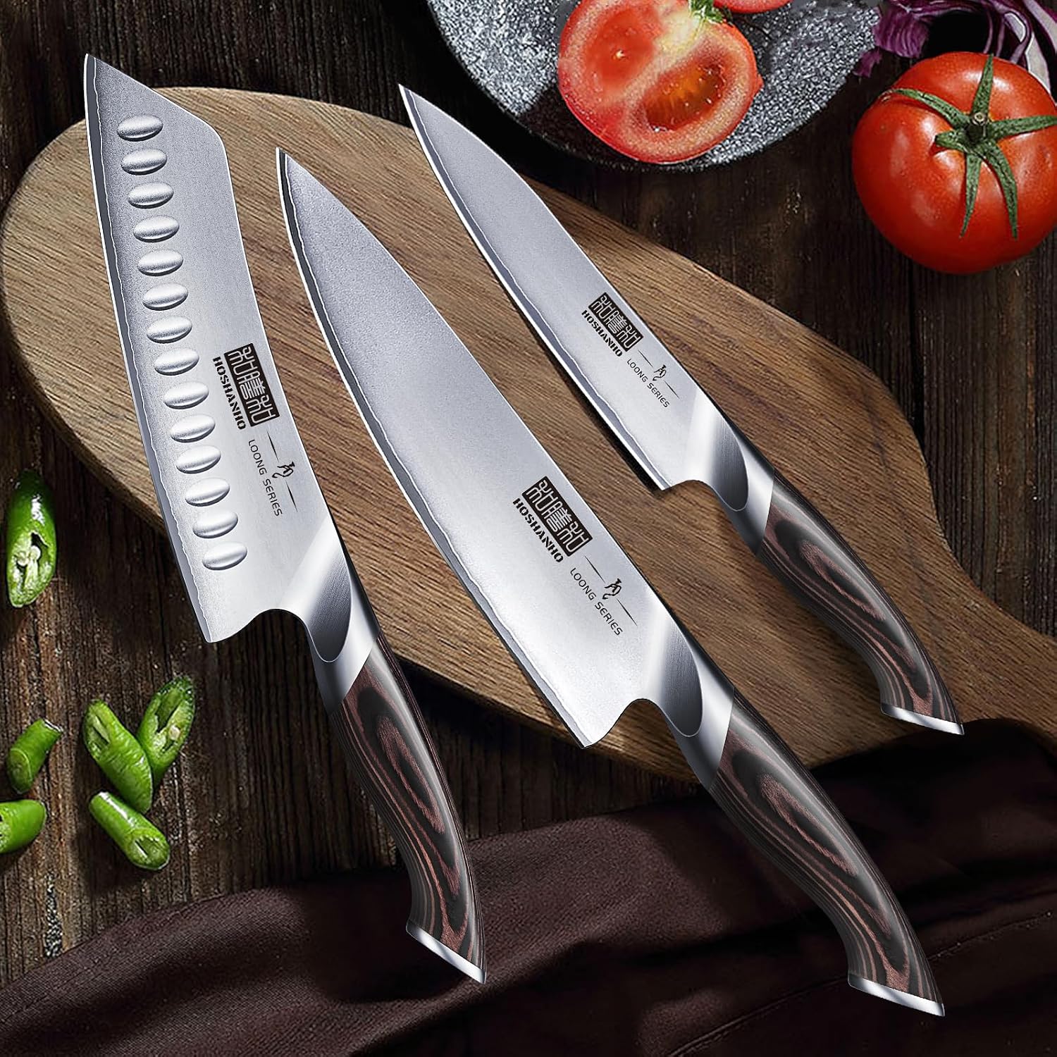 Thumbnail 5 de HOSHANHO Kitchen Knife Set, 3-Piece