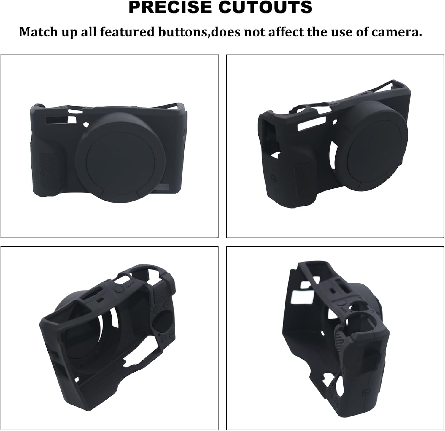 Detalle de Canon PowerShot G7X Mark III silicone case 1