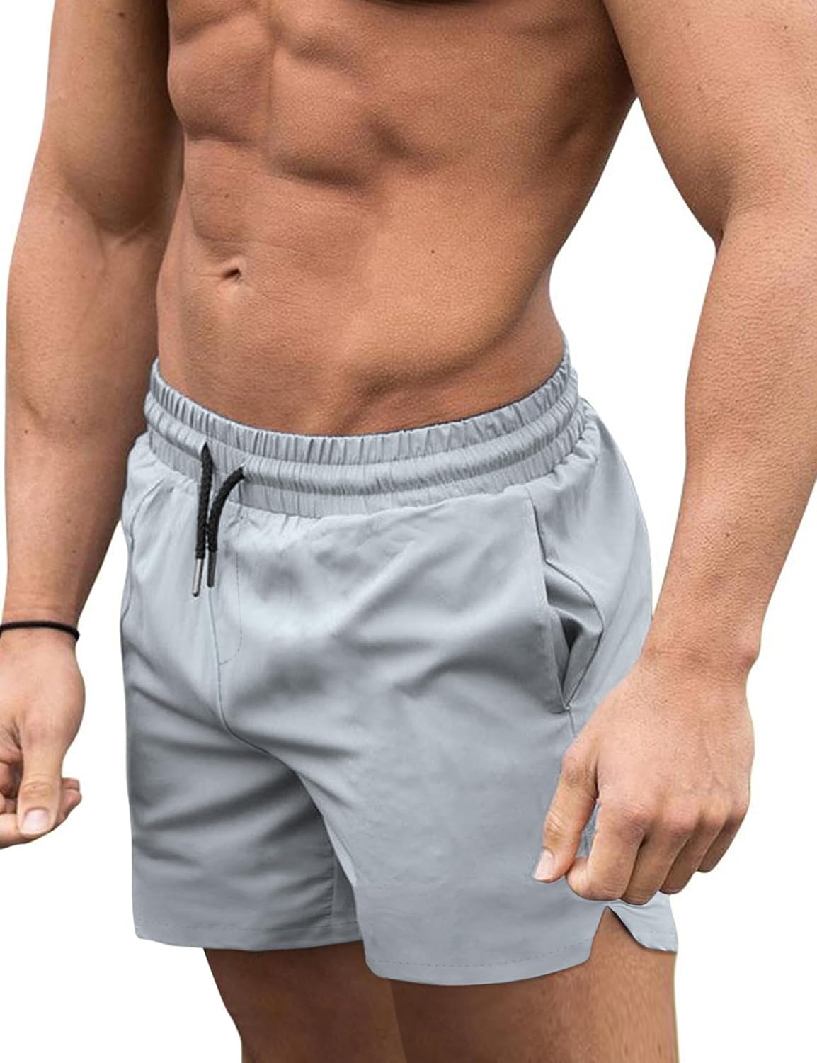 Detalle de COOFANDY Men's Quick Dry Swim Trunks: Lightweight, Flexible Board Shorts for Water Sports