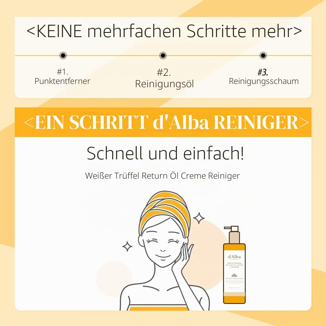 Thumbnail 3 de d’alba Piedmont Reinigungscreme mit italienischem weißem Trüffelrücklauföl – vegane All-in-one Reinigung
