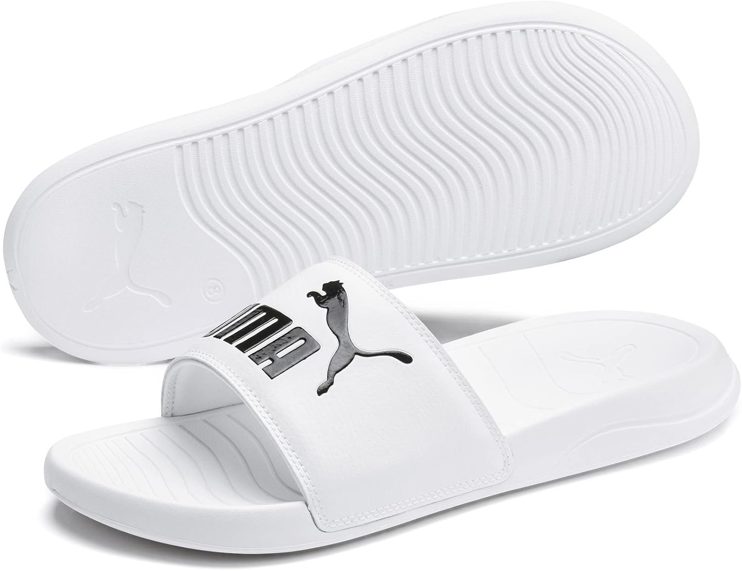 Thumbnail 2 de PUMA Popcat 20 Sandales à enfiler - Unisex, Puma White/Puma Black, 39 EU
