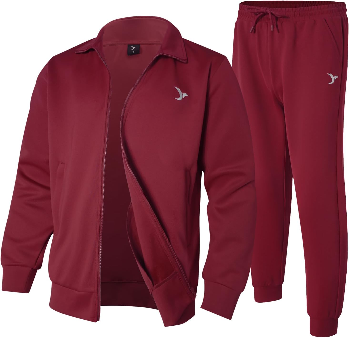 Detalle de Brimisal Men's 2-Piece Tracksuit set — full-zip jogger