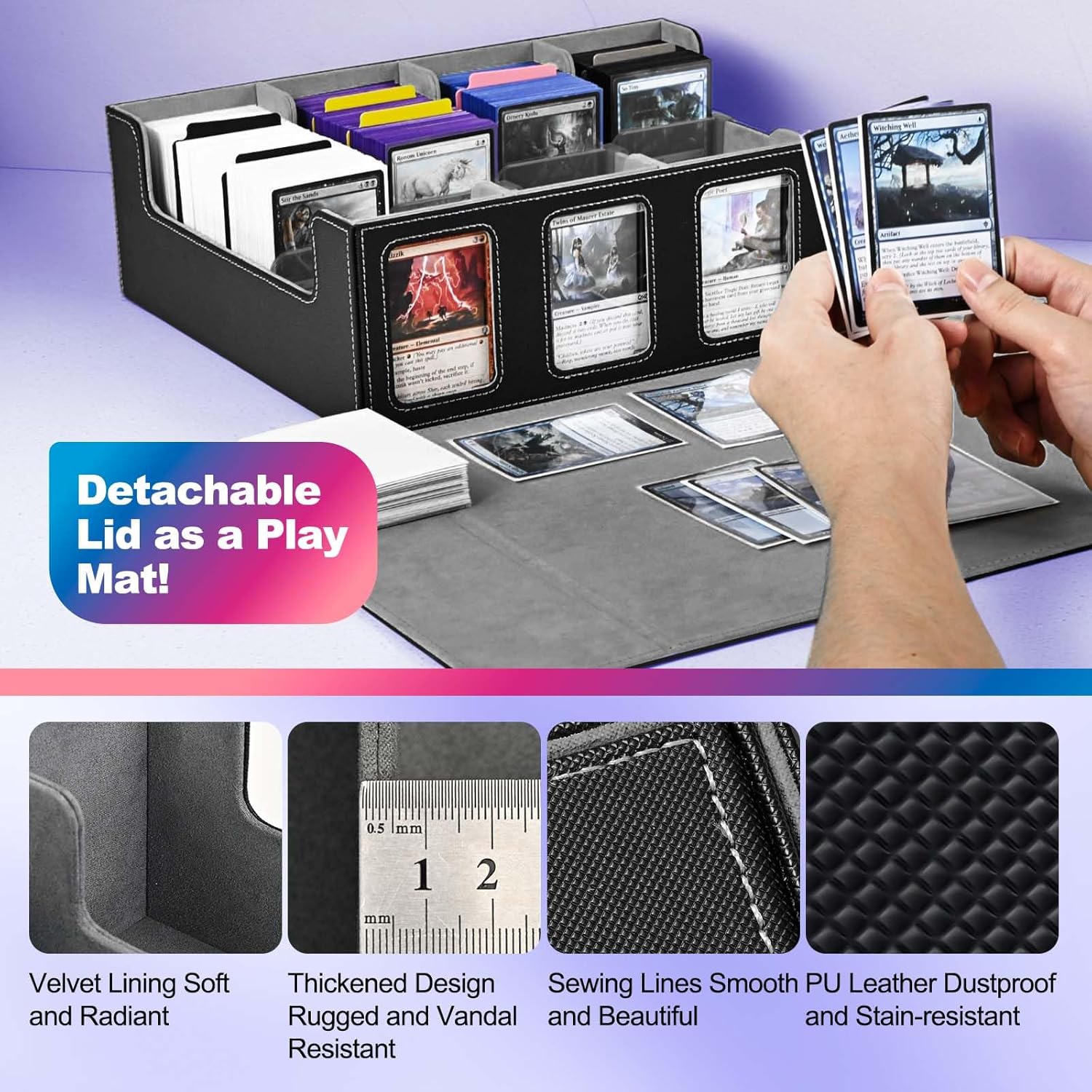 Thumbnail 4 de UAONO Trading Card Storage Box with Commander Display
